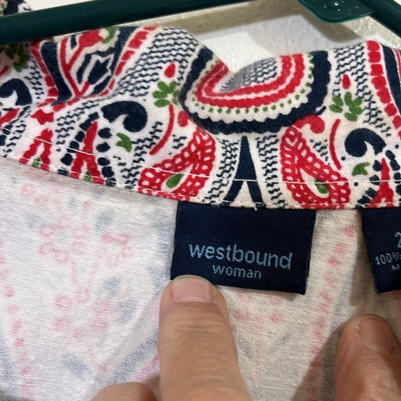 Westbound red, white and blue vest. Size 2X. - Picture 2 of 9